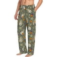 thumbnail image 6 of Logiee Halloween Mummy Gnome Print Pajama Pants for Men,Men’s Pajama Bottoms,Mens PJ Pants with Pockets & Button Fly-Medium, 6 of 6
