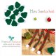 thumbnail image 3 of 20 mini gorros de Papá Noel, bufandas navideñas, adornos para botellas de vino, pequeños gorros y bufandas artesanales., 3 of 5