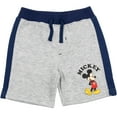 thumbnail image 3 of Disney Mickey Mouse Toddler Boys Fleece 2 Pack Shorts Toddler to Little Kid, 3 of 5