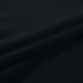 thumbnail image 6 of DDAPJ pyju Linen Shirts for Women Basic Solid Casual 3/4 Sleeve Tops Loose Fit Round Neck Blouses Breathable Beach Shirt Resort Wear Black XXL, 6 of 7