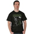 thumbnail image 3 of Funny Golf Skeleton Legends Never Die Men's Graphic T Shirt Tees Brisco Brands S, 3 of 6