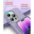thumbnail image 4 of Entronix Silicone Case Designed for Apple iPhone 16 Liquid Silicone Case, Shockproof Slim Case Built for Apple iPhone 16, Purple, 4 of 6