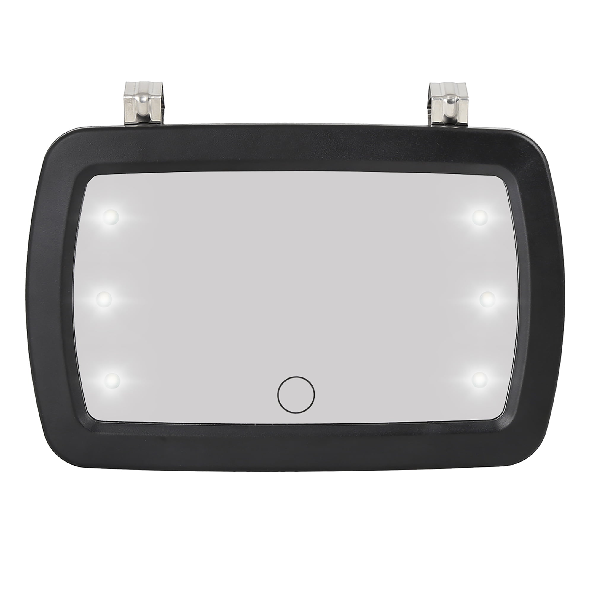 Innovative Car Mirror Accessories Rechargeable LED Light Makeup Mirror for All Car Car Visor Vanity Mirror Universal Car Sun Visor Mirror