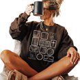 thumbnail image 4 of Christ Is King Sweatshirt for Men and Women, Vintage Christian Faith Crewneck, Sizes S-3XL, 4 of 6