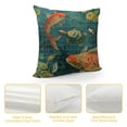 thumbnail image 4 of PRATYUS Throw Pillow Covers Bird and Fish in The Two World Forever Cushion Pillow Case Home Decor Pillowcase  White, 4 of 5