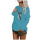 thumbnail image 2 of Pntutb mujeres moda cuello redondo 3D impresión pulóver fácil manga larga camisa tops Pntutb Pntutb-523, 2 of 7