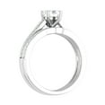 thumbnail image 2 of 0.40 Carat Diamond Bridal Ring Set in 10K White Gold (Ring Size 4), 2 of 6