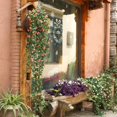 thumbnail image 4 of Plantas colgantes artificiales con flores de rosa, guirnalda de 4.5 pies, flor colgante falsa, cadena verde, pared de la casa, habitación, jardín, boda, interior, exterior, decorativa (no incluye cest Namotu CZJJ-HQ53-3, 4 of 5