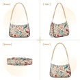 thumbnail image 7 of FORMRS Womens Shoulder Bag with Chain Strap Clutch Purse Cute Tote Handbag, Watercolor Leaves, 7 of 7