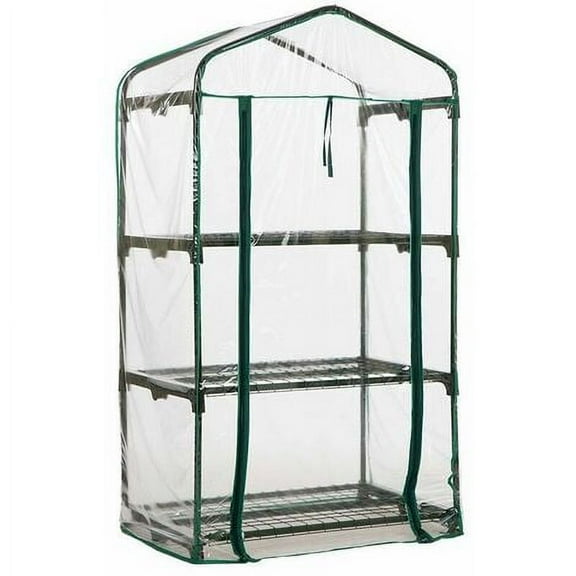 Mini Balcony Greenhouse, Solid PVC Garden Greenhouse, Removable Transparent Waterproof Fabric, for Indoor and Outdoor Planting, Pot, Flowers, Superma, (3 Layers)