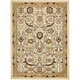 thumbnail image 3 of Unique Loom Cape Cod Espahan Rug Ivory/Beige 9' 10" x 13' 1" Rectangle Floral Traditional Perfect For Living Room Bed Room Dining Room Office, 3 of 7