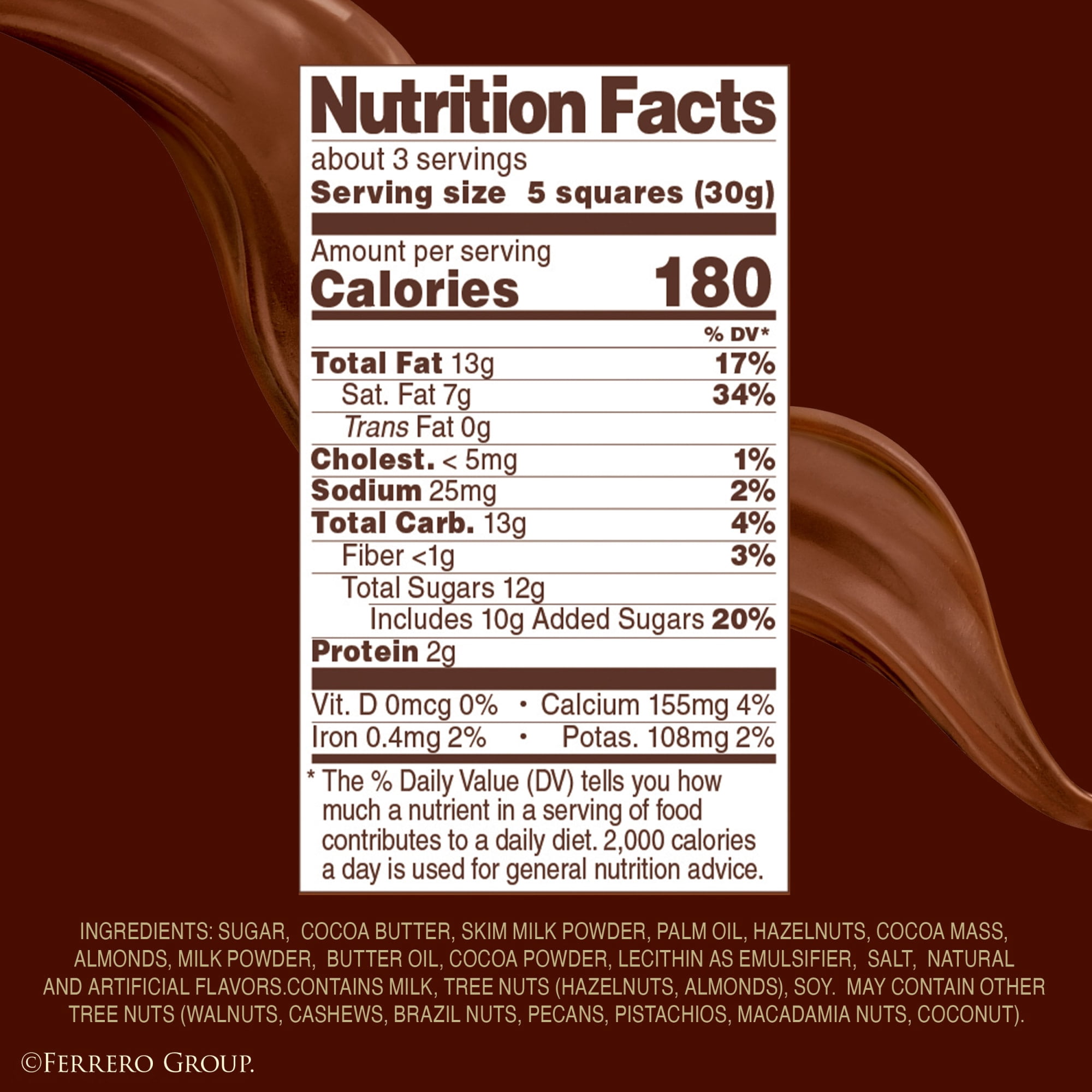 (2 pack) Ferrero Rocher Premium Chocolate Bar, Milk Chocolate Hazelnut & Almond, ​3.1 oz