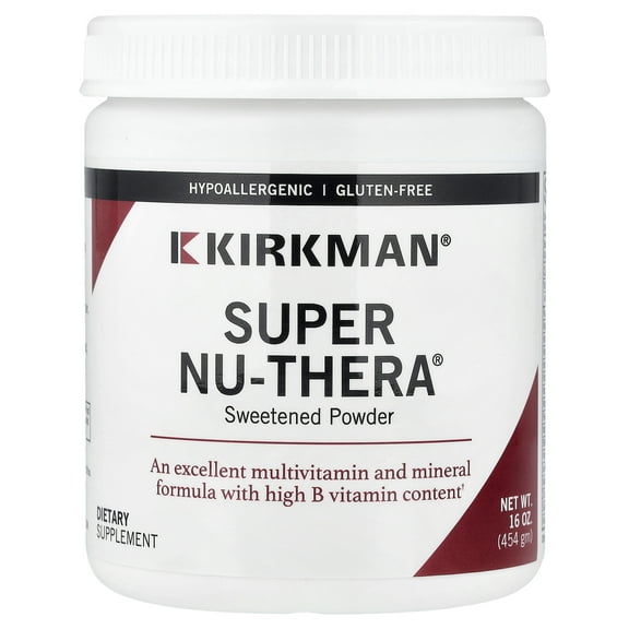 Kirkman Labs Super Nu-Thera® Sweetened Powder, 16 oz (454 gm)