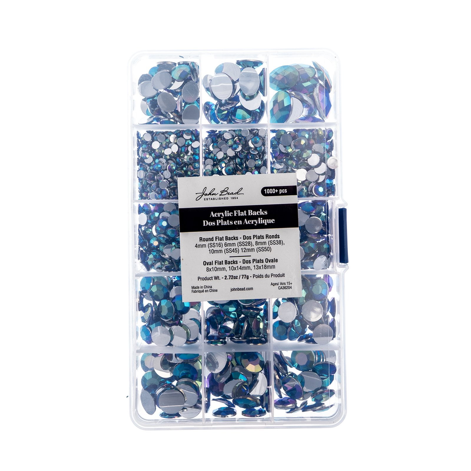 Allstarco 1000PCS 5mm SS21 Brown Smokey Topaz H113 Acrylic Flat