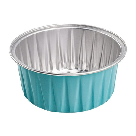 

2023 Summer Savings Clearance! WJSXC Home and Kitchen Gadgets Pudding Cup Cake Aluminum Foil Tin Cup Cake Fryer Bowl Tin Paper Box Baking Tray Tin Paper Cup Blue