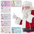 thumbnail image 4 of 5/10 piezas de licencia para montar en trineo de Papá Noel, accesorios de cosplay de Papá Noel para Navidad, licencia de conducir para víspera de vuelo, decoración para fiesta de Navidad en el hogar, 4 of 5