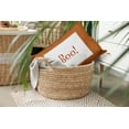 thumbnail image 6 of 20" x 14" Simply Daisy Halloween Boo Ticking Polyester Indoor/Outdoor Pillow, Dark Red Qty 1, 6 of 6