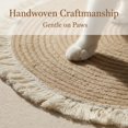 thumbnail image 2 of Nestoly Cotton Rope Area Rug for Cats, Nestoly Cat Rug, Washable & Reversible Cat Cotton Rope Rug (#B,32"), 2 of 8