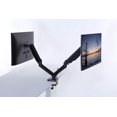 thumbnail image 2 of ApexDesk Dual Monitor Arm Desk Mount - Adjustable Height Gas Spring - VESA Mount with C Clamp & Mounting Base - Computer Monitor Stand for Screen up to 32 inch - Holds up to 20 lbs., 2 of 5