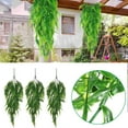 DAGESVGI Artificial Hanging Ferns Plants Vine Fake Ivy Boston Outdoor