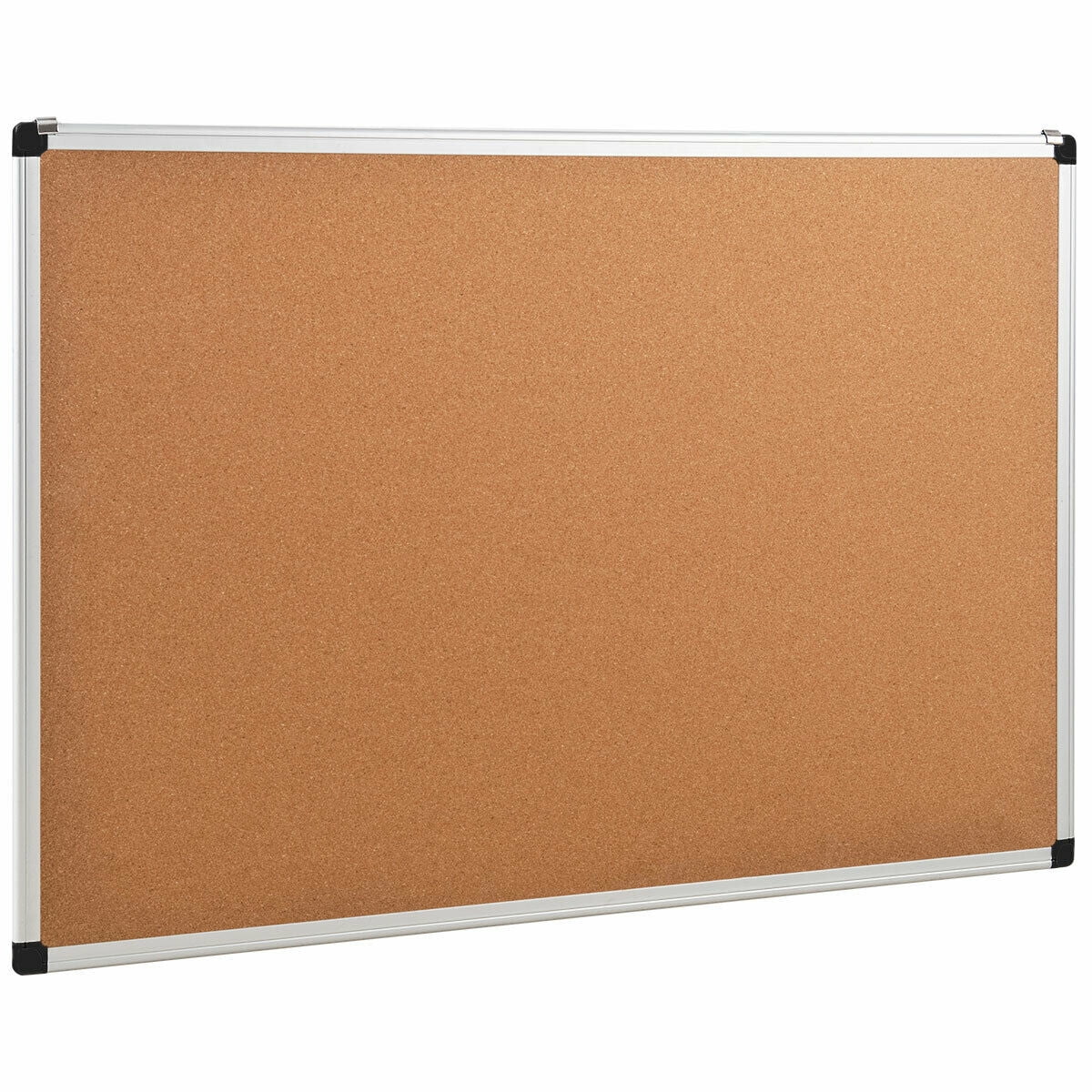 24" x 36" Aluminum Framed Cork Board Bulletin Board with 12 Pins1 Pack
