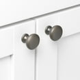 thumbnail image 3 of GlideRite 1-1/8 in. Classic Round Solid Cabinet Knob, Graphite Gray - 5411-GPH, 10 Pack, 3 of 3