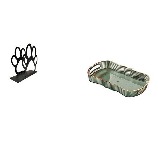 Servilletero De Hierro, Porta Billetes Multiusos, Diseño De Pata De Perro, Elegante Organizador Para Decoración Del Hogar, Dispensador De Pañuelos, Bandeja Para Servir Comida, Bandeja De