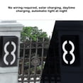 thumbnail image 3 of Advancent Luz de placa de puerta, tablero de guía, lámpara de pared Solar, farol de jardín de calle, exterior, recargable, señal alimentada Iluminación y accesorios Cero, 3 of 6