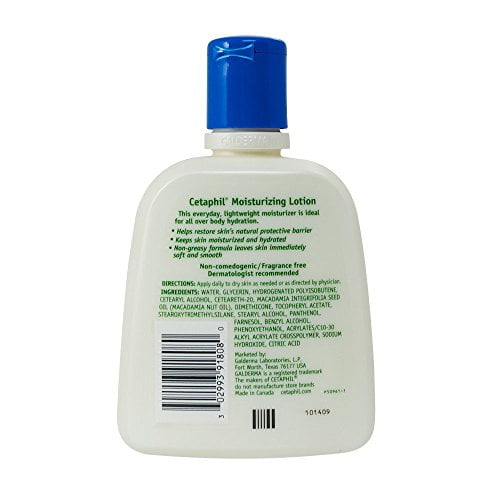 Cetaphil Moisturizing Lotion for All Skin Types 8 oz