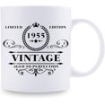 thumbnail image 2 of 1955 Birthday Gifts for Women Men - 1955 Vintage 11 oz Coffee Mug - Great 1955 Birthday Gifts for Grandpa Grandma Dad Mom Friend Sister Brother Coworker, 2 of 6