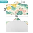 thumbnail image 4 of Yayeee Kids Hooded Towels Toddler Soft Absorbent Beach Bathing Wrap 50" x 23.5", Floral Wave, 4 of 5