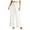 White, variant on Diufon Women's Summer Casual Pants Wide Leg Loose Elastic High Waisted Drawstring Dress Pant with Pockets