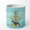 thumbnail image 4 of Carolines Treasures BB2978CDL 3.75 x 3.25 in. Unisex Doberman Pinscher Merry Christmas Tree 10 oz Decorative Soy Candle, 4 of 5