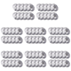 thumbnail image 1 of Toppers Tapas de protección transparentes Interruptor de pie de plástico para pedal de efectos de guitarra 10 piezas, 1 of 2