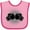 Pink and Fuchsia, variant on Inktastic Boxing Gloves Sports Boys or Girls Baby Bib