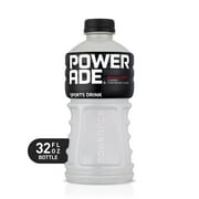 POWERADE White Cherry, ION4 Electrolyte Enhanced Fruit Flavored Sports Drink w/ Vitamins B3, B6, and B12, Replenish Sodium, Calcium, Potassium, Magnesium, 32 fl oz