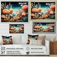 thumbnail image 4 of Designart "Reef Depths Underwater Coral art painting I" Coral Floater Framed Canvas Print, 4 of 7