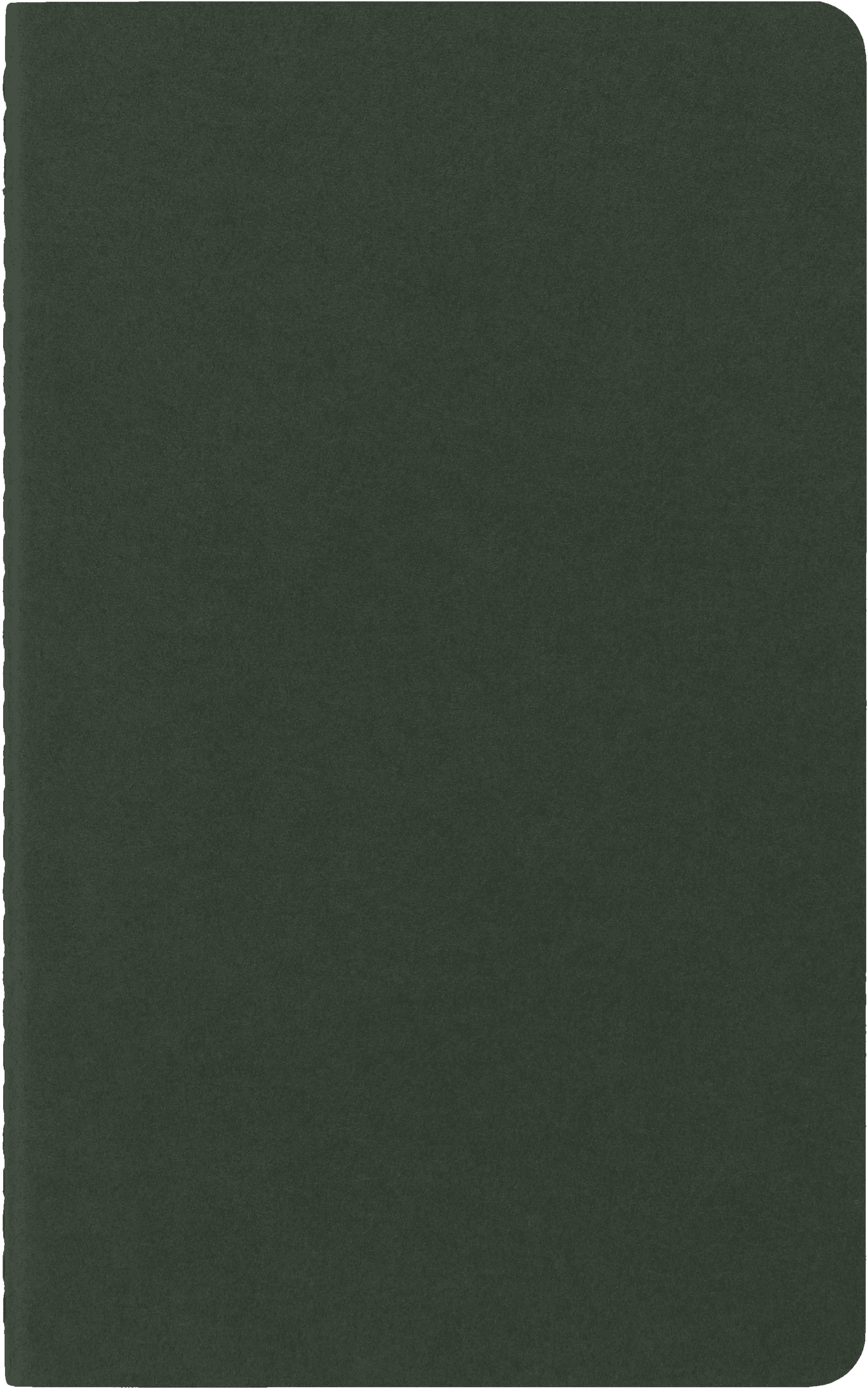 (6 pack) Moleskine Cahier Journals (Set of 3), Large (5" x 8.25"), Plain, Myrtle Green