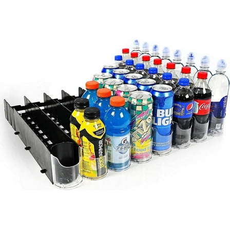 Display Technologies Visi-Fast Pusher Glide 20 oz Beverage Dispenser, 6 pack