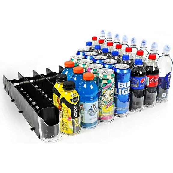 Display Technologies Visi-Fast Pusher Glide 20 oz Beverage Dispenser, 6 pack