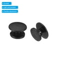 thumbnail image 4 of Unique Bargains Plastic Button Charm, 10 x 8mm Dia Button Accessories, Black 100 Pack, 4 of 4
