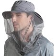 thumbnail image 2 of Velo de apicultor/sombreros de mosquitera para apicultura de abejas con red/gorra de protección solar para senderismo, 2 of 5