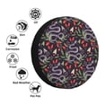 thumbnail image 4 of Naloa Snakes And Snake Fruit PVC Leather Spare Tire Wheel Cover for Car Truck SUV Camper Trailer Universal Fit many size17 inch, 4 of 6