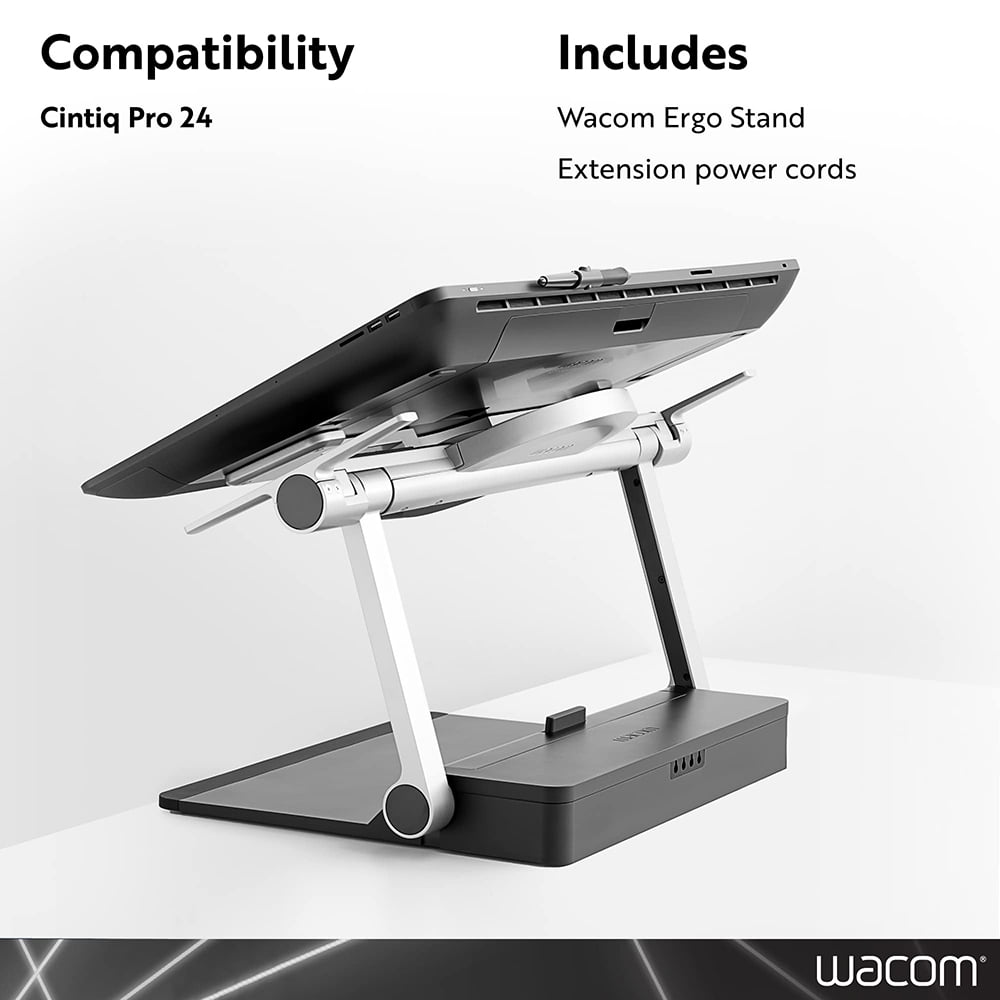 Wacom ACK62801K Ergo Stand for Wacom Cintiq Pro 24, Gray - Walmart.com