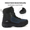 thumbnail image 4 of CC-Los Men's Waterproof Winter Snow Boots Warm Fur Lined Lightweight Non-Slip Outdoor Work Boots for Cold Weather, 4 of 6