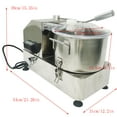 thumbnail image 2 of Commercial Meat and Vegetable Blender Food Shredder 110V Stainless Steel Meat Vegetable Chopper, 2 of 15