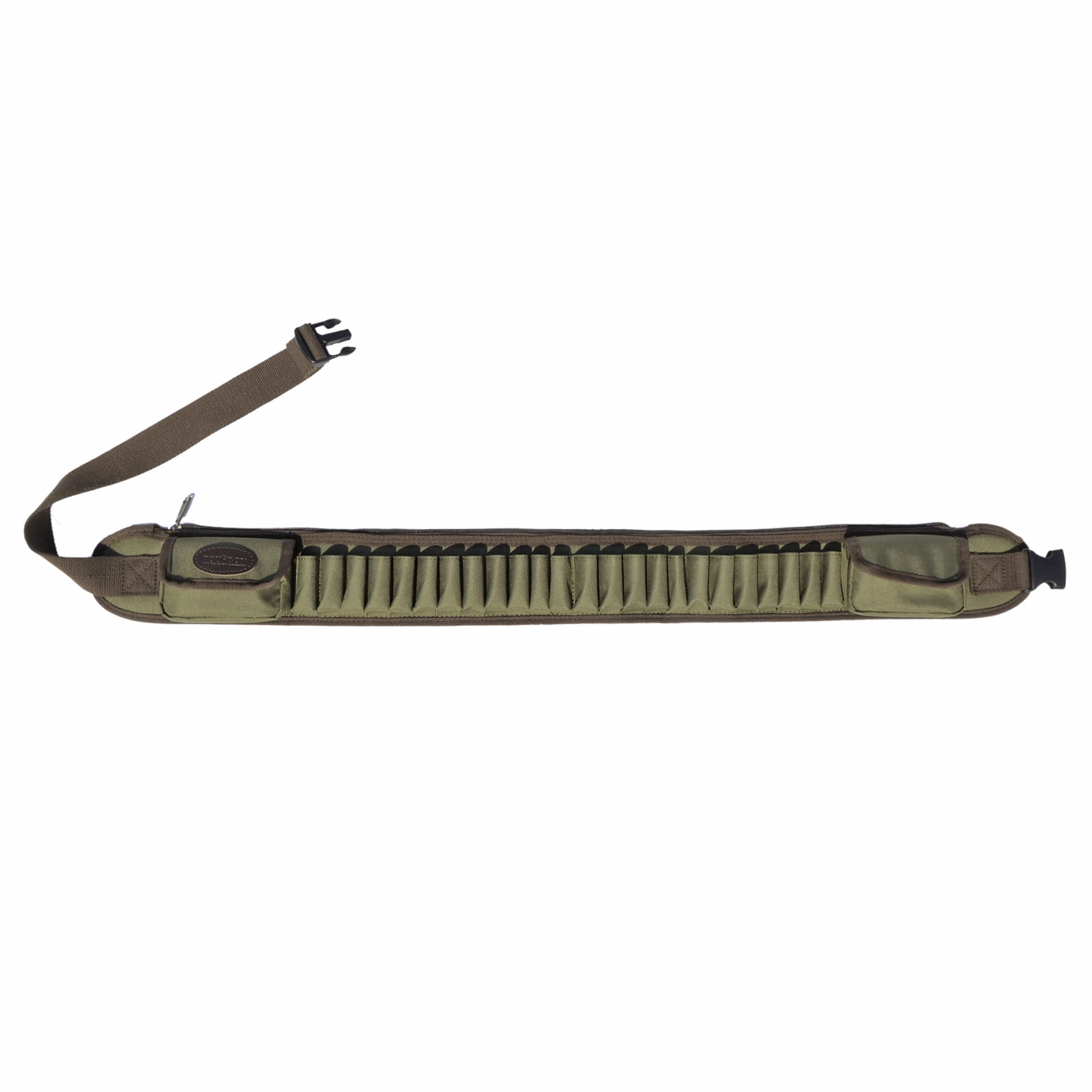 TOURBON Adjustable 50" Nylon Belt , 12 -Gauge, 24 rounds, Green