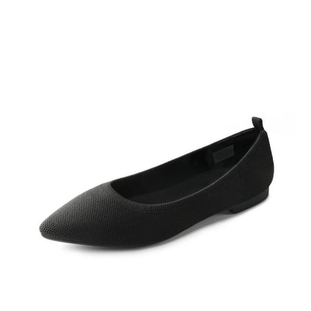 BURUDANI Women s Pointed Toe Ankle Strap Ballet Flats  Comfortable Dressy Flat Shoes Casual Work Office Shoes