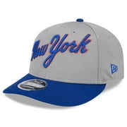 Men's New Era  Gray New York Mets 2024 Batting Practice Low Profile 9FIFTY Snapback Hat - OSFA