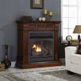 thumbnail image 4 of Procom Fbnsd400t-2 32,000 BTU Vent Free Dual Fuel Mantel Fireplace - Auburn Cherry, 4 of 5